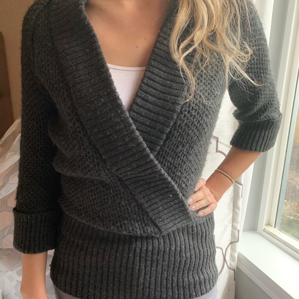Loft grey sweater